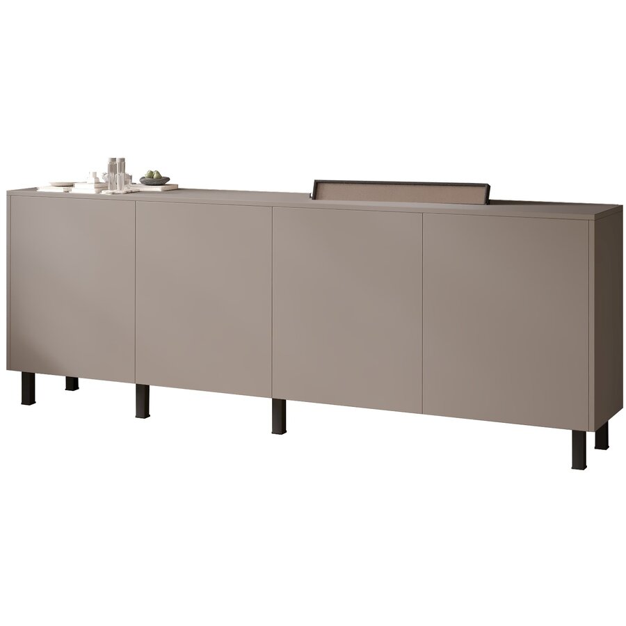 Turin Ayaya 243 cm Dressoir Taupe Turin Ayaya 243 cm Dressoir Taupe