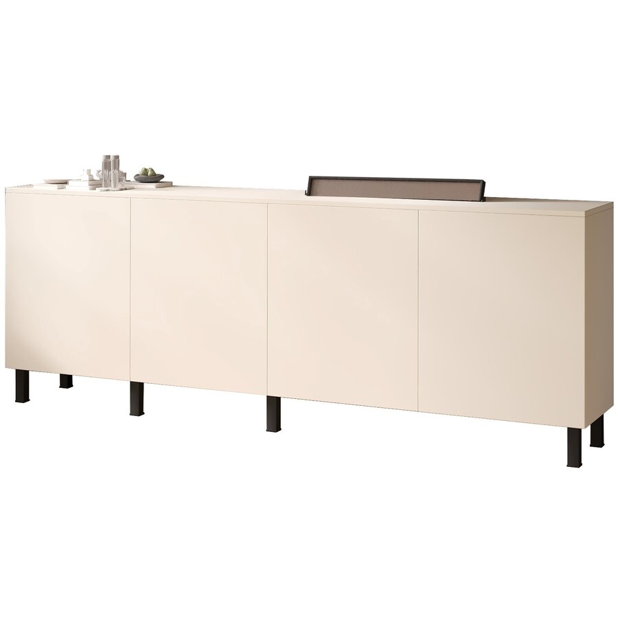 Turin Ayaya 240 cm Dressoir Magnolia Turin Ayaya 240 cm Dressoir Magnolia