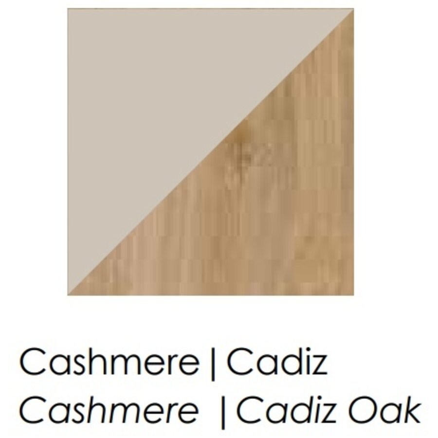 Sky 2.0 Cashmere / Kadiz Eiken Vitrinekast met 1-Deur Sky 2.0 Cashmere / Kadiz Eiken Vitrinekast met 1-Deur