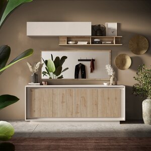 Benvenuto Design Sky 2.0 Cashmere/Kadiz Eiken Dressoir 4-Deuren