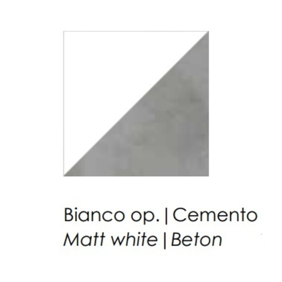 Sky 2.0 Wit / Beton Opbergkast met 2-Deuren Sky 2.0 Wit / Beton Opbergkast met 2-Deuren