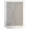 Sky 2.0 Wit / Beton Opbergkast met 2-Deuren Sky 2.0 Wit / Beton Opbergkast met 2-Deuren