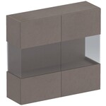 Benvenuto Design Infinity 2.0 Hangende Vitrinekast Brons Benvenuto Design Infinity 2.0 Hangende Vitrinekast Brons