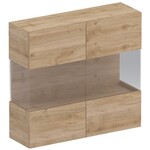 Benvenuto Design Infinity 2.0 Hangende Vitrinekast Kadiz Eiken Benvenuto Design Infinity 2.0 Hangende Vitrinekast Kadiz Eiken