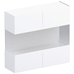 Benvenuto Design Infinity 2.0 Hangende Vitrinekast Hoogglans Wit Benvenuto Design Infinity 2.0 Hangende Vitrinekast Hoogglans Wit