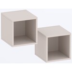 Benvenuto Design Infinity 2.0 Set van 2 Open Kubus Cashmere Benvenuto Design Infinity 2.0 Set van 2 Open Kubus Cashmere