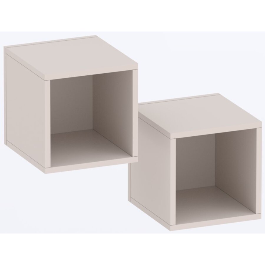 Infinity 2.0 Set van 2 Open Kubus Cashmere Infinity 2.0 Set van 2 Open Kubus Cashmere