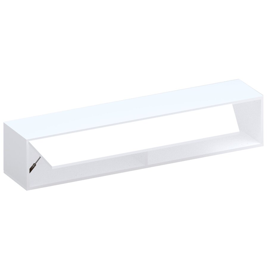 Infinity 2.0 Horizontaal Wandmeubel HG Wit Afgeschuind Infinity 2.0 Horizontaal Wandmeubel HG Wit Afgeschuind