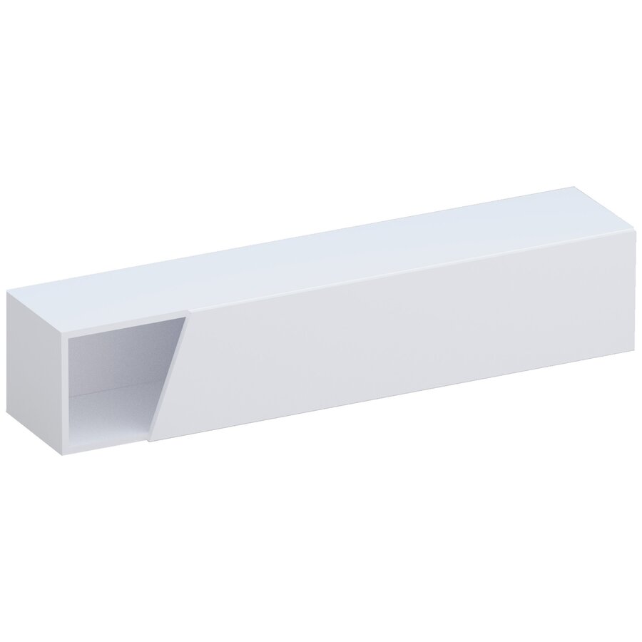 Infinity 2.0 Horizontaal Wandmeubel HG Wit Afgeschuind Infinity 2.0 Horizontaal Wandmeubel HG Wit Afgeschuind