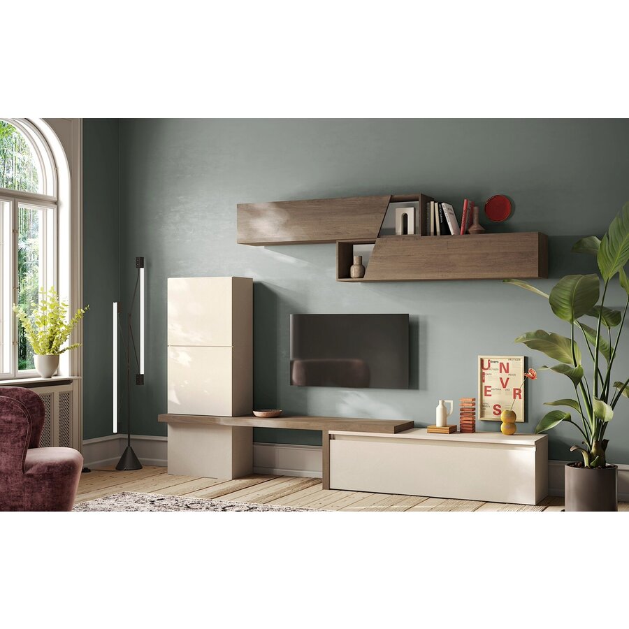 Infinity 2.0 Horizontaal Wandmeubel Mercure Afgeschuind Infinity 2.0 Horizontaal Wandmeubel Mercure Afgeschuind