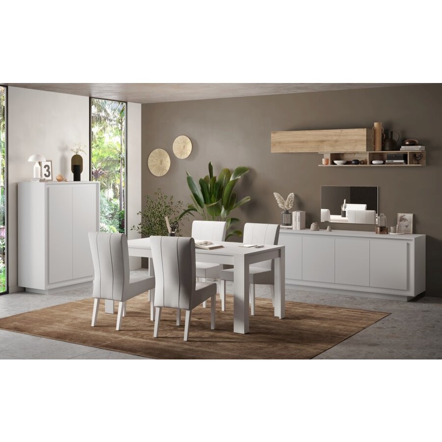 Sky 2.0 Wit Dressoir 4-Deuren Sky 2.0 Wit Dressoir 4-Deuren
