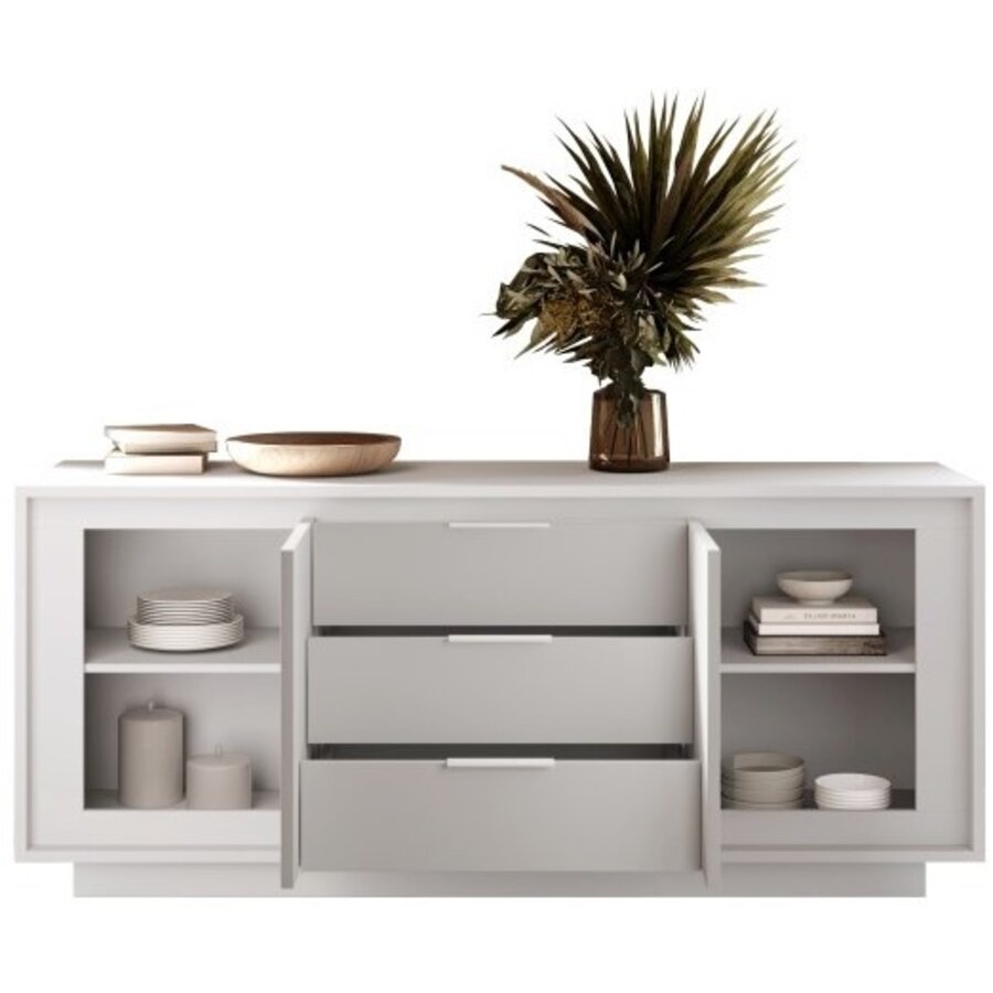 Sky 2.0 Wit Dressoir 2-Deuren 3-Lades Sky 2.0 Wit Dressoir 2-Deuren 3-Lades