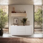 Benvenuto Design Sky 2.0 Wit Dressoir 2-Deuren 3-Lades Benvenuto Design Sky 2.0 Wit Dressoir 2-Deuren 3-Lades