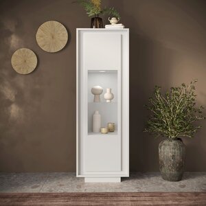 Benvenuto Design Sky 2.0 Witte Vitrinekast met 1-Deur