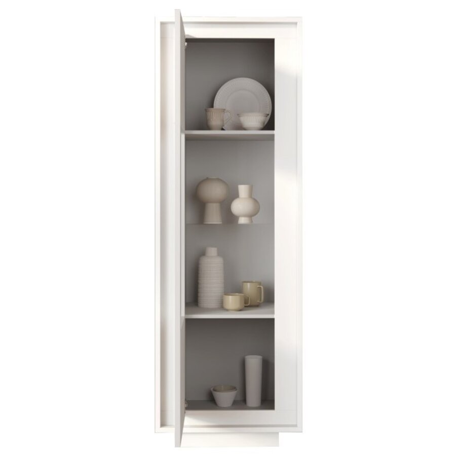 Sky 2.0 Witte Vitrinekast met 1-Deur Sky 2.0 Witte Vitrinekast met 1-Deur