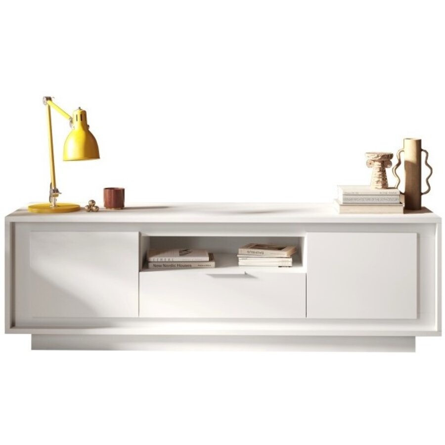 Sky 2.0 Wit TV Meubel 2-Deuren en 1-Lade Sky 2.0 Wit TV Meubel 2-Deuren en 1-Lade