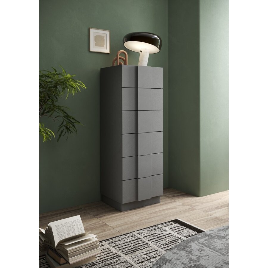 Jupiter Ladekast met 6-Lades Ardesia Jupiter Ladekast met 6-Lades Ardesia