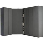 Benvenuto Design Jupiter Hoek Kledingkast 7-Deuren en Boekenkast Ardesia Benvenuto Design Jupiter Hoek Kledingkast 7-Deuren en Boekenkast Ardesia