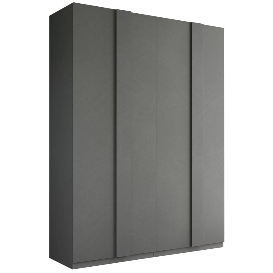 Jupiter Kledingkast met 4-Deuren Ardesia