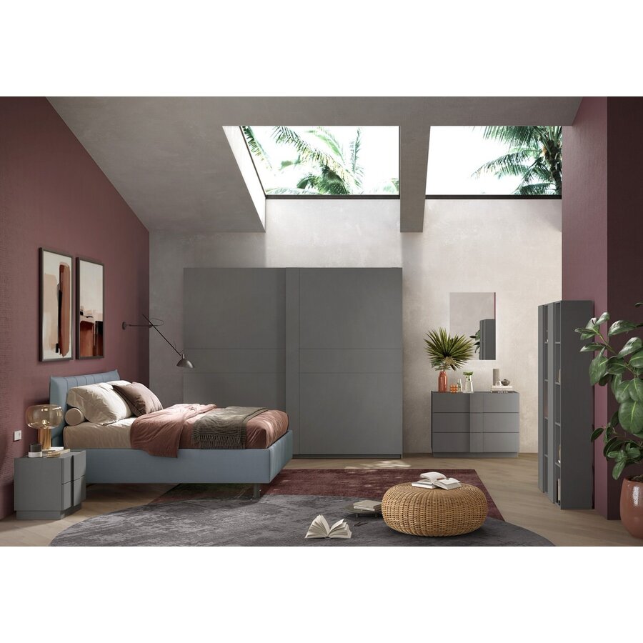 Jupiter Schuifdeurkast 220 cm Ardesia Jupiter Schuifdeurkast 220 cm Ardesia