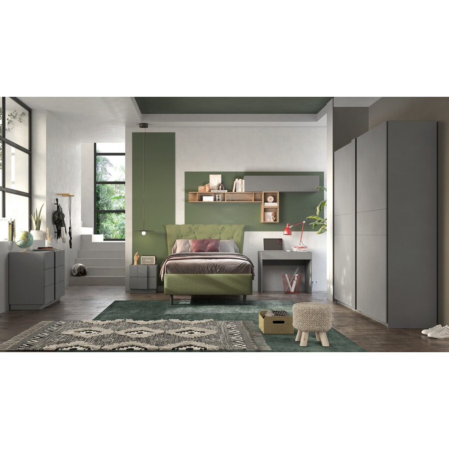 Jupiter Schuifdeurkast 275 cm Ardesia