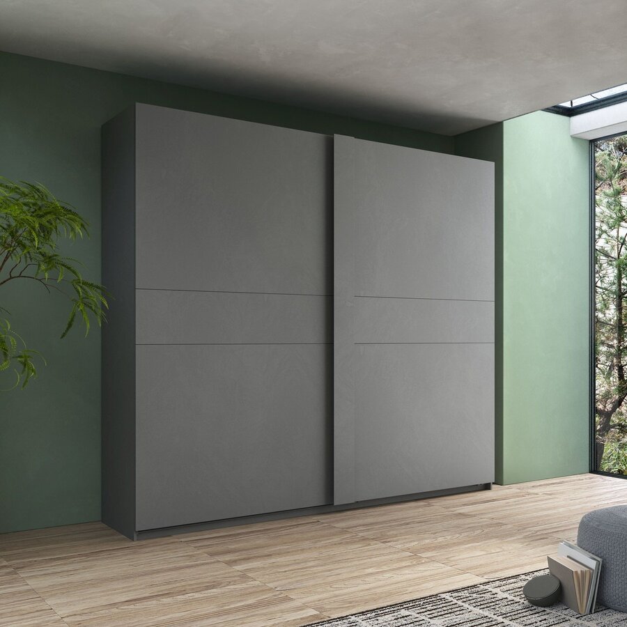 Jupiter Schuifdeurkast 275 cm Ardesia