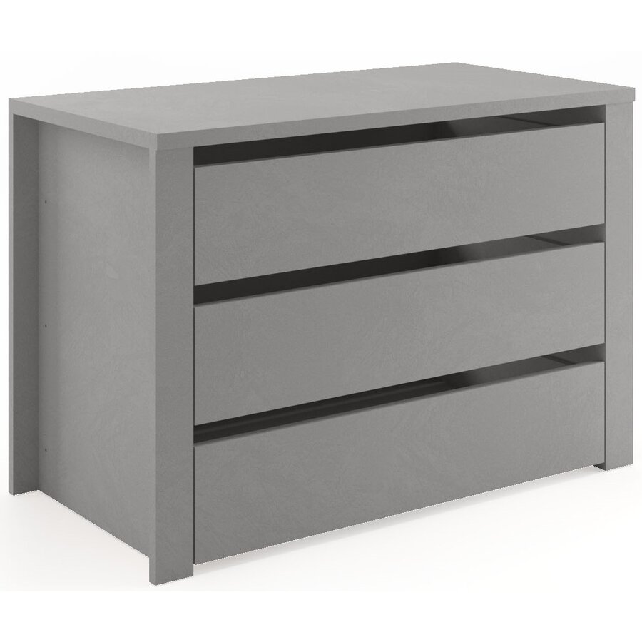 Grote Interne Ladekast met 3 Lades voor Draaideurkast 90 cm Element Ardesia