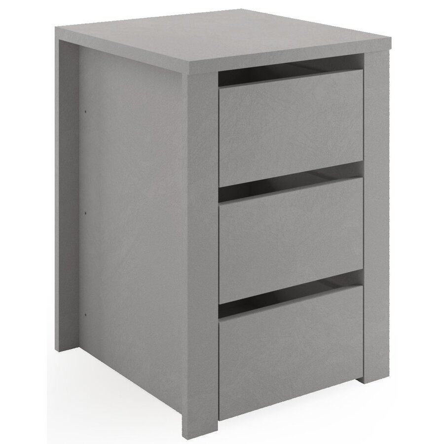 Kleine Interne Ladekast met 3 Lades voor 90 cm Draaideurkast Ardesia