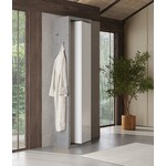 Benvenuto Design Hamburg HG Wit / Beton Badkamerkast Draaibare Kolom