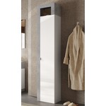 Benvenuto Design Hamburg HG Wit / Beton Badkamerkast 1-Deur Benvenuto Design Hamburg HG Wit / Beton Badkamerkast 1-Deur