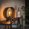 Loop Houtskool Zwart Tafellamp 1L