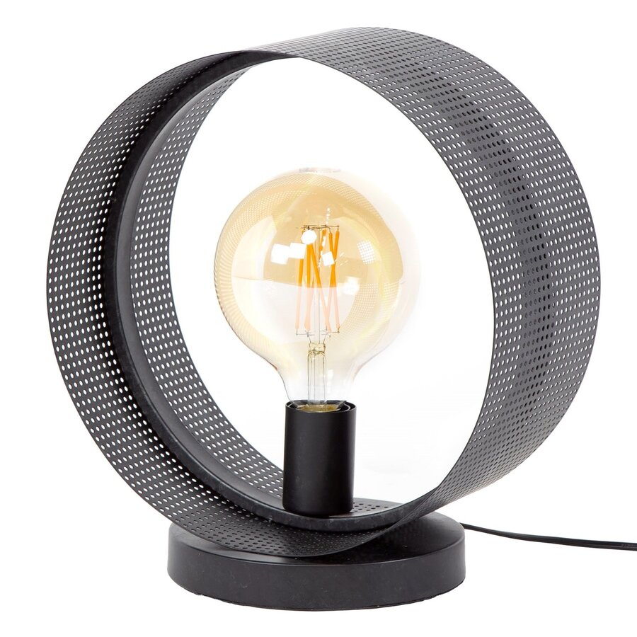 Loop Houtskool Zwart Tafellamp 1L Loop Houtskool Zwart Tafellamp 1L