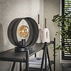 Loop Houtskool Zwart Tafellamp 1L