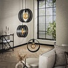 Loop Houtskool Zwart Hanglamp 3L