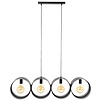 Loop Houtskool Zwart Hanglamp 4L