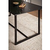 Duif 180 cm Eettafel Marmer / Zwart