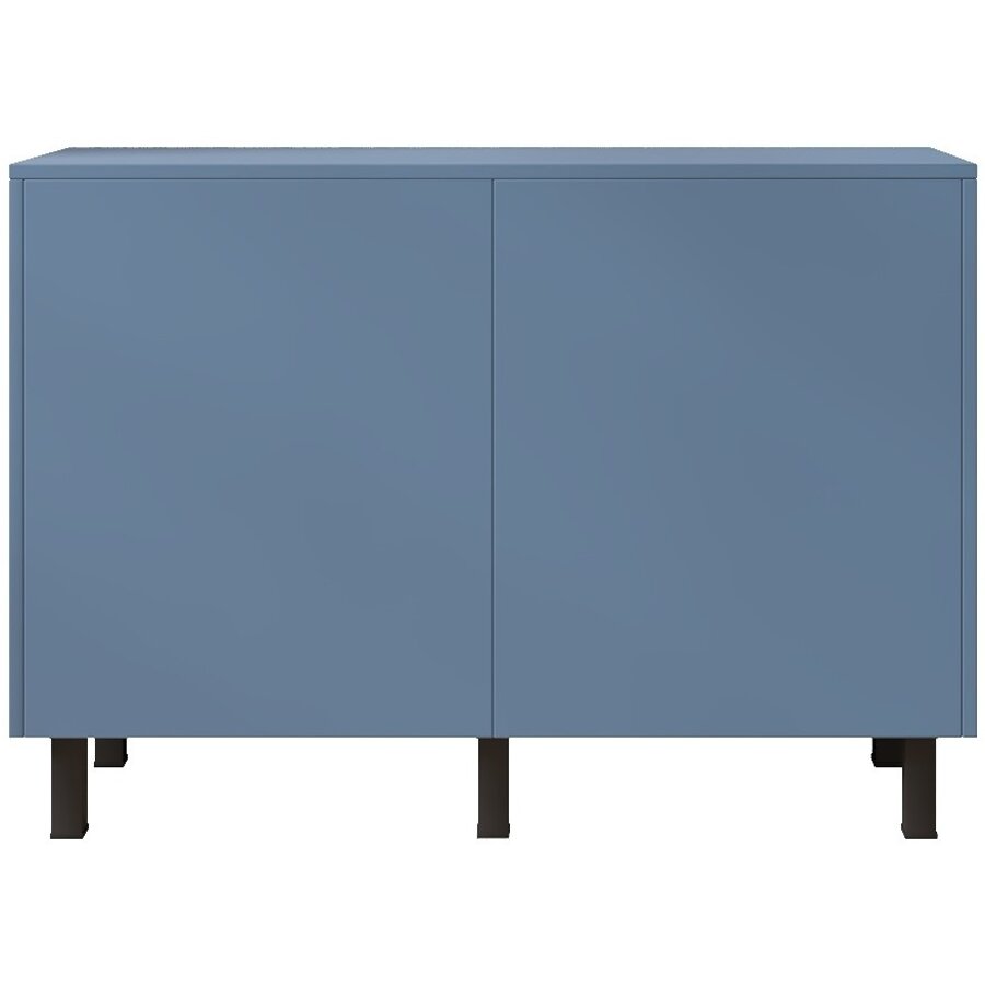 Turin Ayaya 123 cm Dressoir Rookblauw Turin Ayaya 123 cm Dressoir Rookblauw