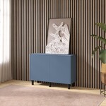 Artego Design Turin Ayaya 123 cm Dressoir Rookblauw Artego Design Turin Ayaya 123 cm Dressoir Rookblauw