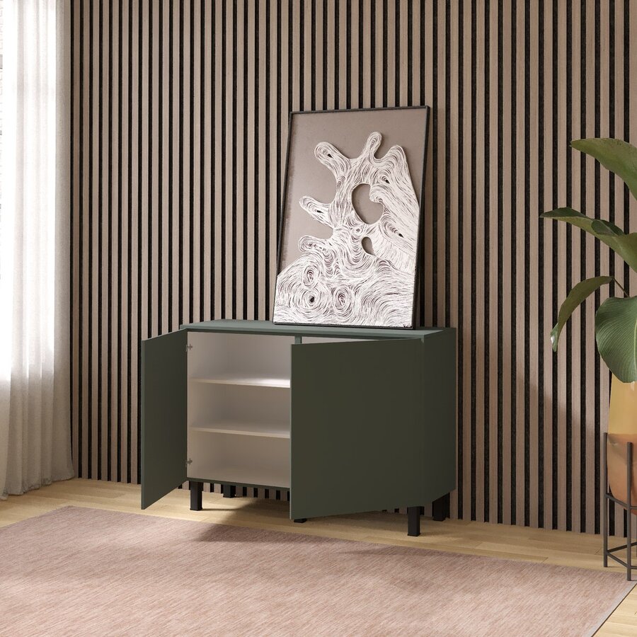 Pastell Ayaya 123 cm Dressoir Eucalyptus Pastell Ayaya 123 cm Dressoir Eucalyptus