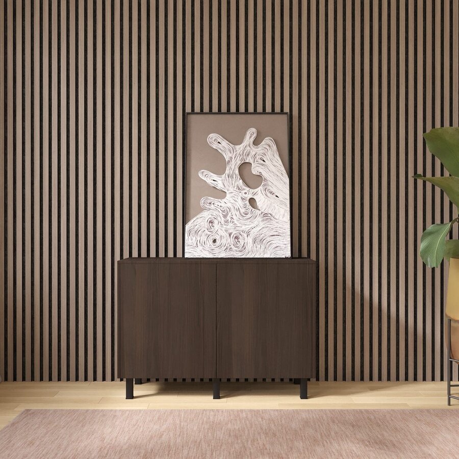 Casella Ayaya 123 cm Dressoir Donkerbruin