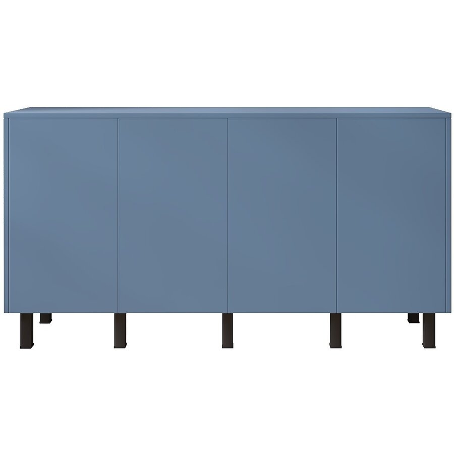 Turin Ayaya 163 cm Dressoir Rookblauw Turin Ayaya 163 cm Dressoir Rookblauw