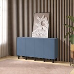 Artego Design Turin Ayaya 163 cm Dressoir Rookblauw Artego Design Turin Ayaya 163 cm Dressoir Rookblauw