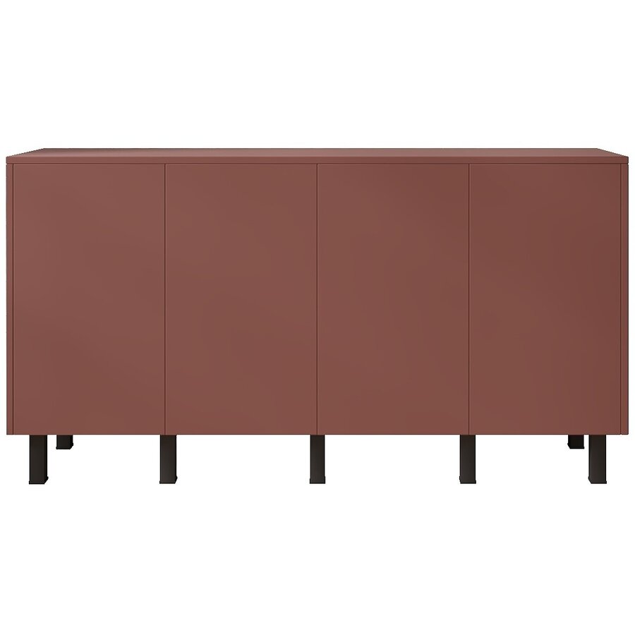 Pastell Ayaya 163 cm Dressoir Oxydrood Pastell Ayaya 163 cm Dressoir Oxydrood