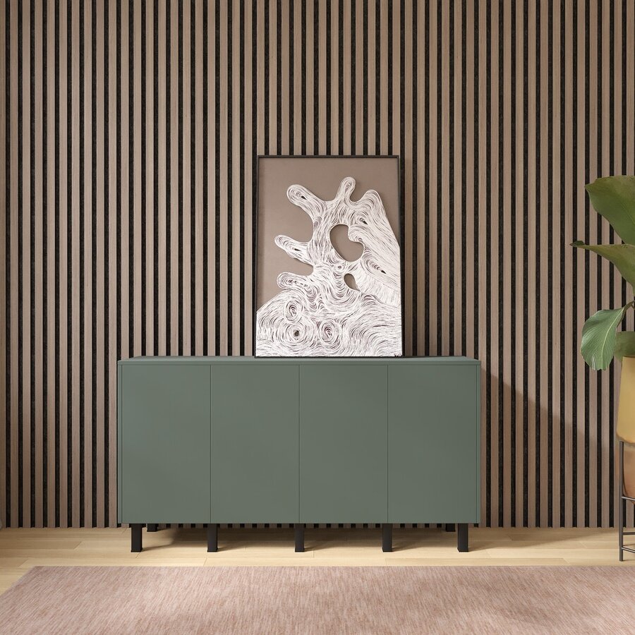 Pastell Ayaya 163 cm Dressoir Eucalyptus Pastell Ayaya 163 cm Dressoir Eucalyptus