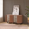 Pastell Ayaya 163 cm Dressoir Abrikoos