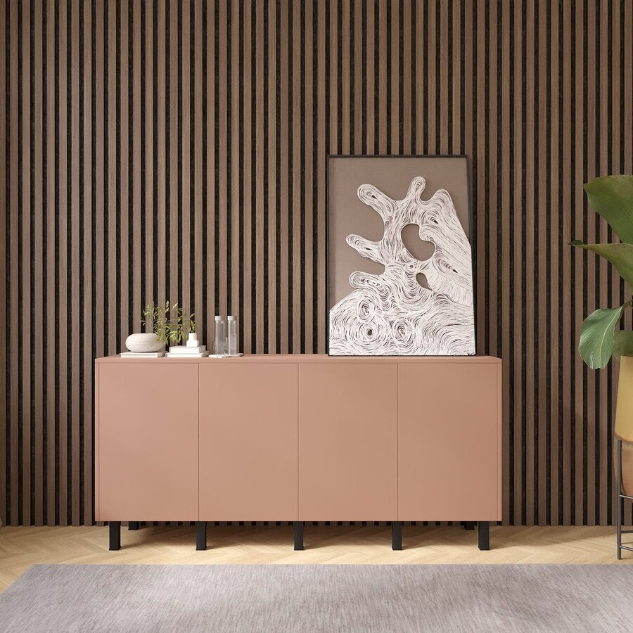 Pastell Ayaya 183 cm Dressoir Abrikoos Pastell Ayaya 183 cm Dressoir Abrikoos
