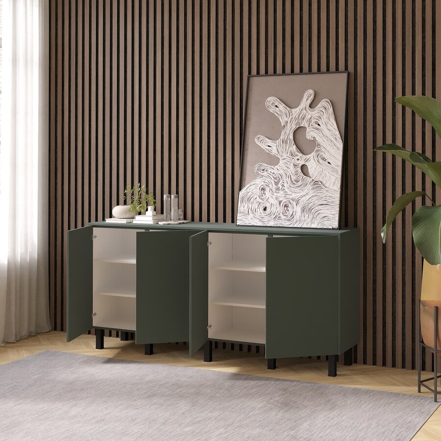 Pastell Ayaya 183 cm Dressoir Eucalyptus Pastell Ayaya 183 cm Dressoir Eucalyptus