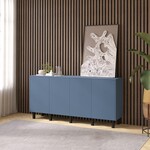 Artego Design Turin Ayaya 183 cm Dressoir Rookblauw Artego Design Turin Ayaya 183 cm Dressoir Rookblauw