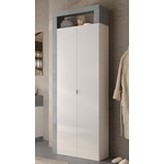 Benvenuto Design Hamburg HG Wit / Beton Badkamerkast 2-Deuren Benvenuto Design Hamburg HG Wit / Beton Badkamerkast 2-Deuren