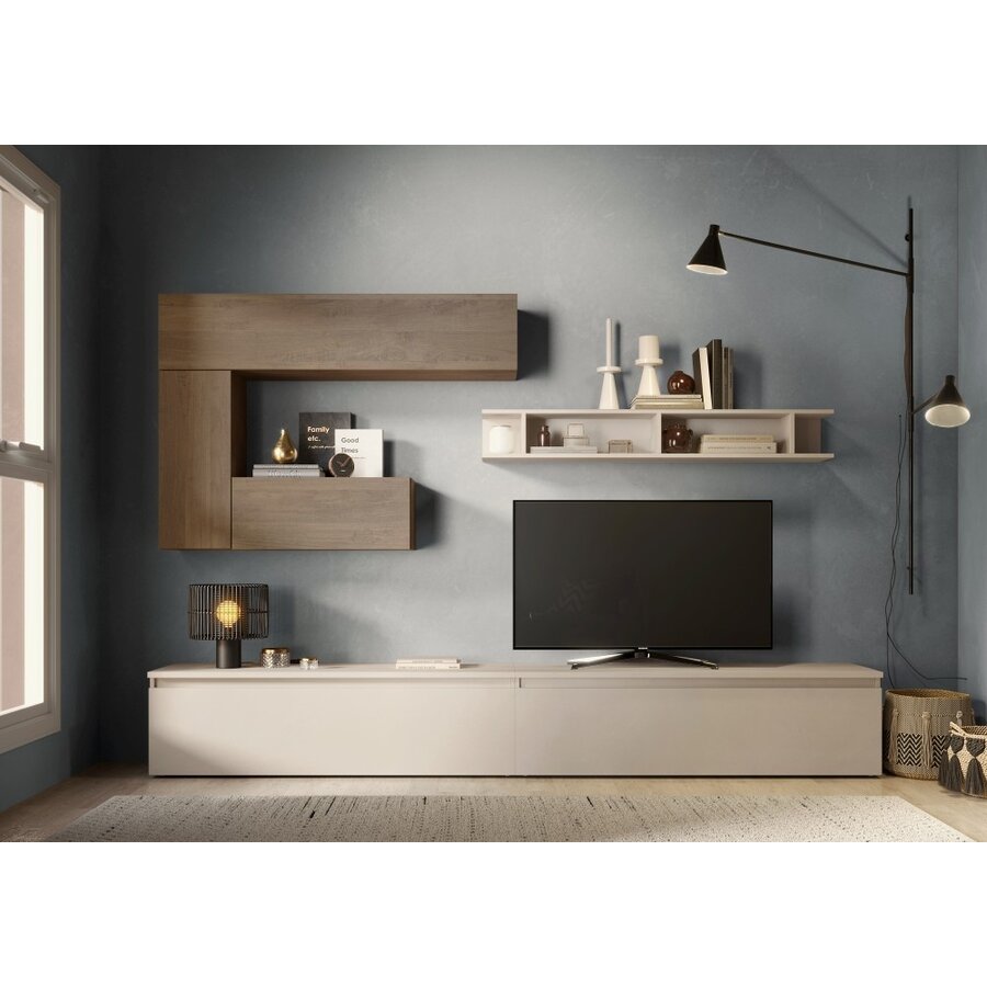 Infinity 2.0 Mercure Eiken/Cashmere TV Meubel Set 60 Infinity 2.0 Mercure Eiken/Cashmere TV Meubel Set 60